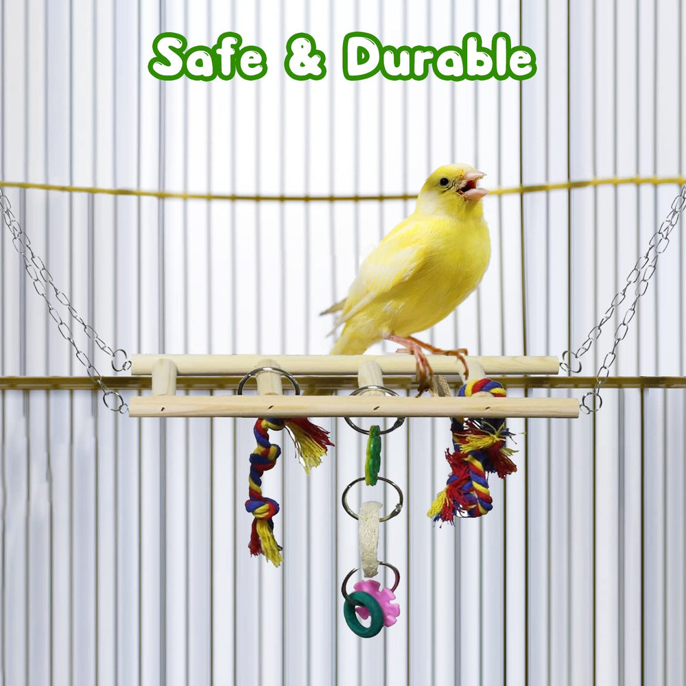 BWOGUE parrot toys chew-safe design supports safe nibbling and exploration.