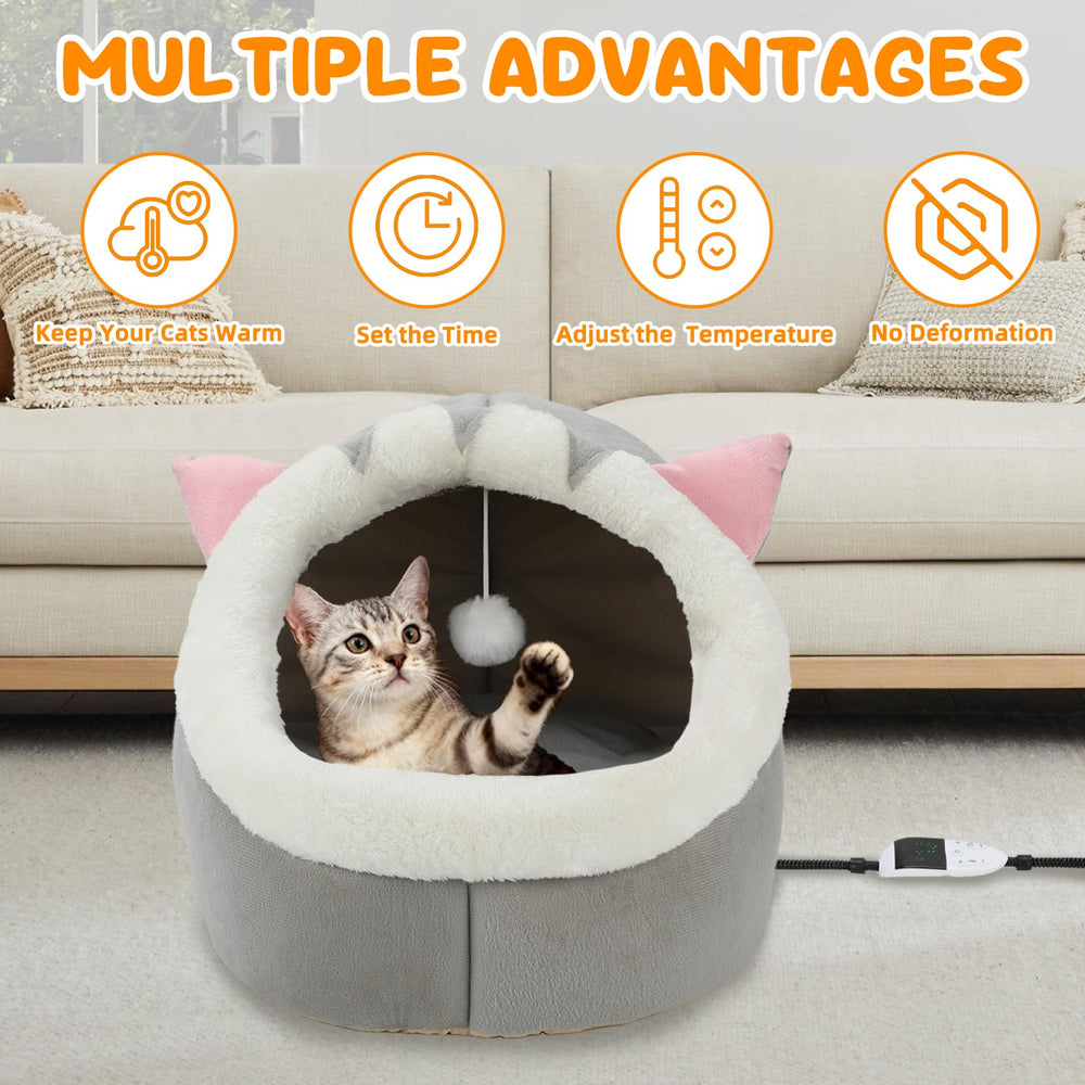 BWOGUE heated pad with timer provides adjustable warmth for naps