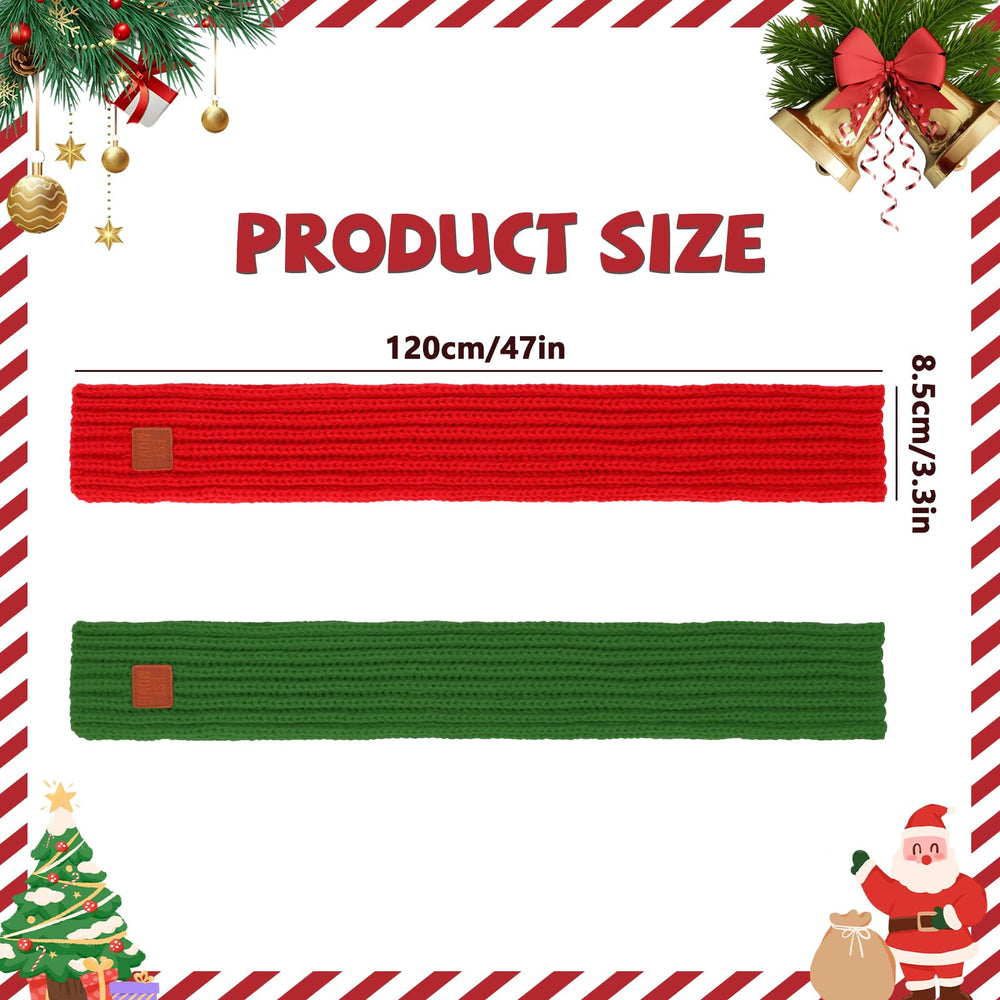 BWOGUE dog Christmas scarf soft acrylic texture for cozy winter wear