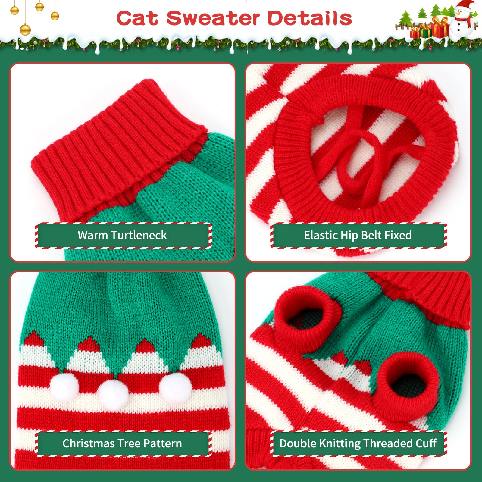 BWOGUE small-dog winter knitwear keeping pet warm during cold walks