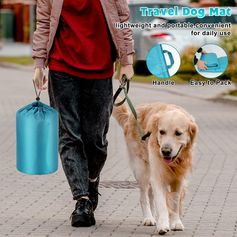 BWOGUE indoor-outdoor dog bed used on porch and indoors for versatile use.