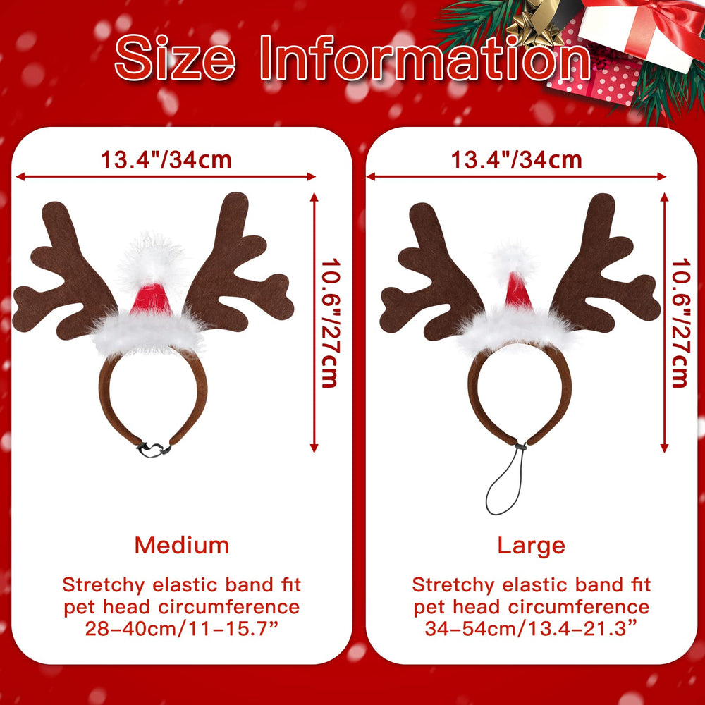 BWOGUE pet christmas costume with Santa hat ideal for holiday parades.