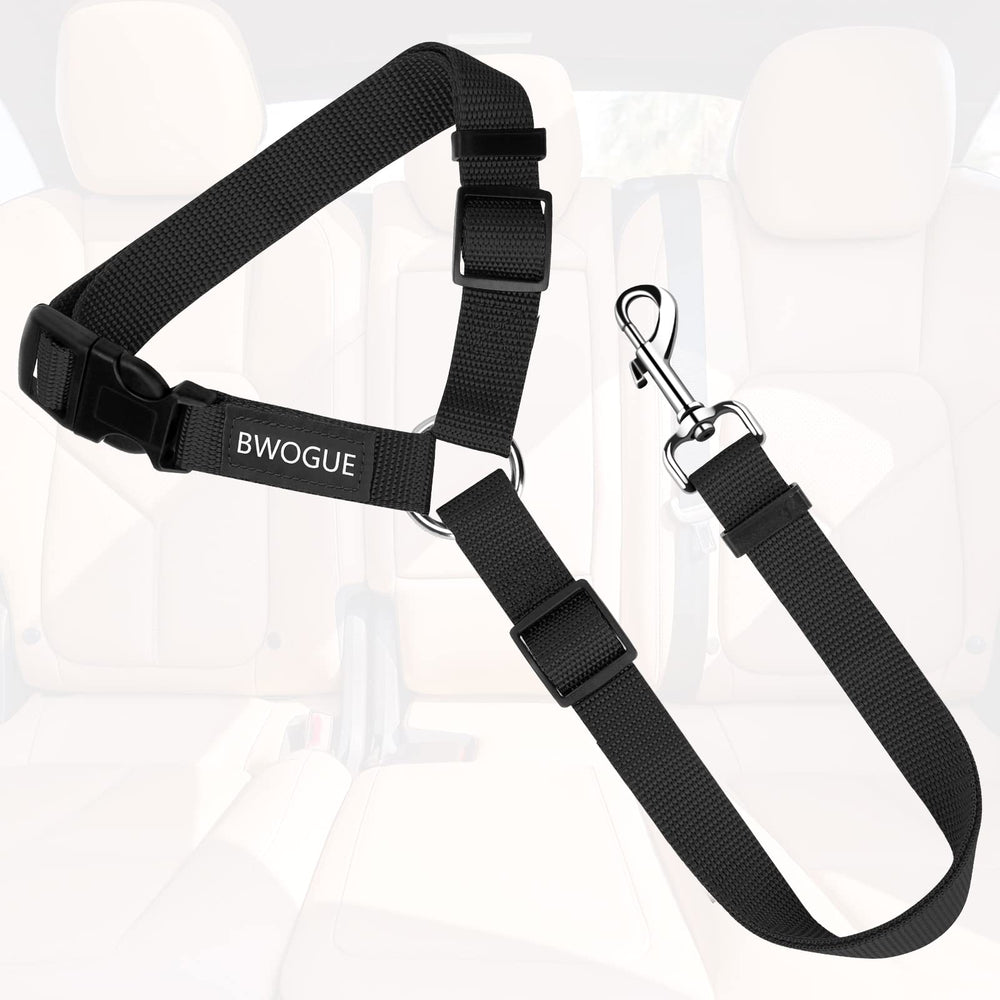 BWOGUE adjustable-length seat belt adapts to different pet sizes for comfort