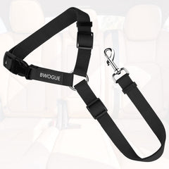 BWOGUE adjustable-length seat belt adapts to different pet sizes for comfort