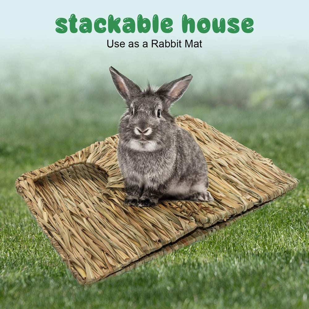 BWOGUE Grass House paw-safe design for safe exploration.