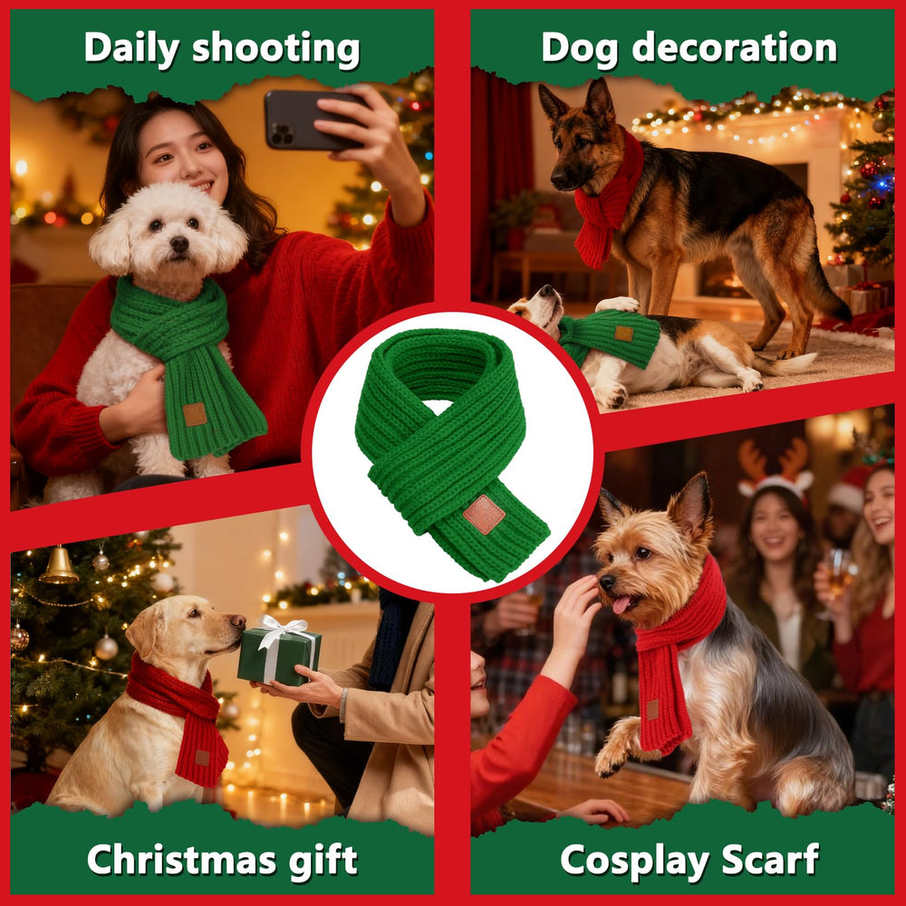 BWOGUE red green Christmas pattern scarf for festive occasions