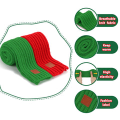 BWOGUE scarf bandana pom-pom detail adds cute holiday flair