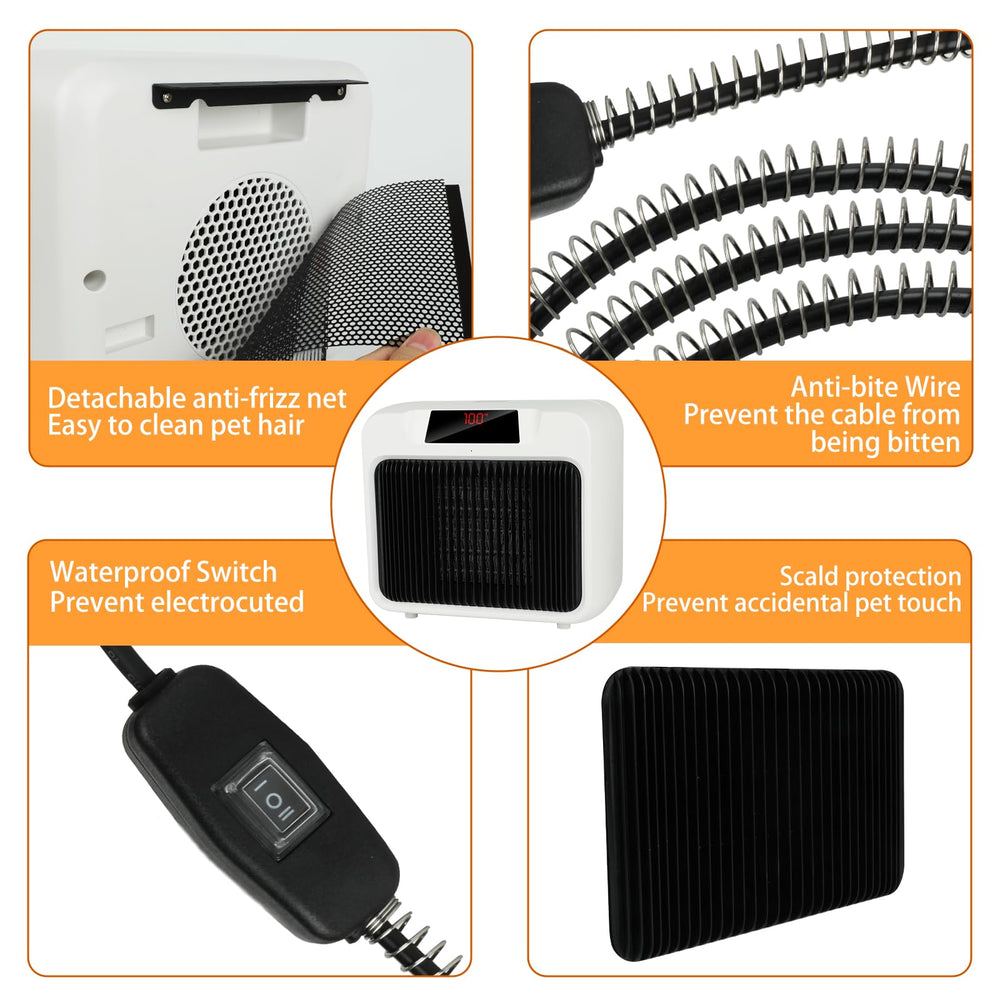 BWOGUE thermostat controls offer 300W and 600W heating options