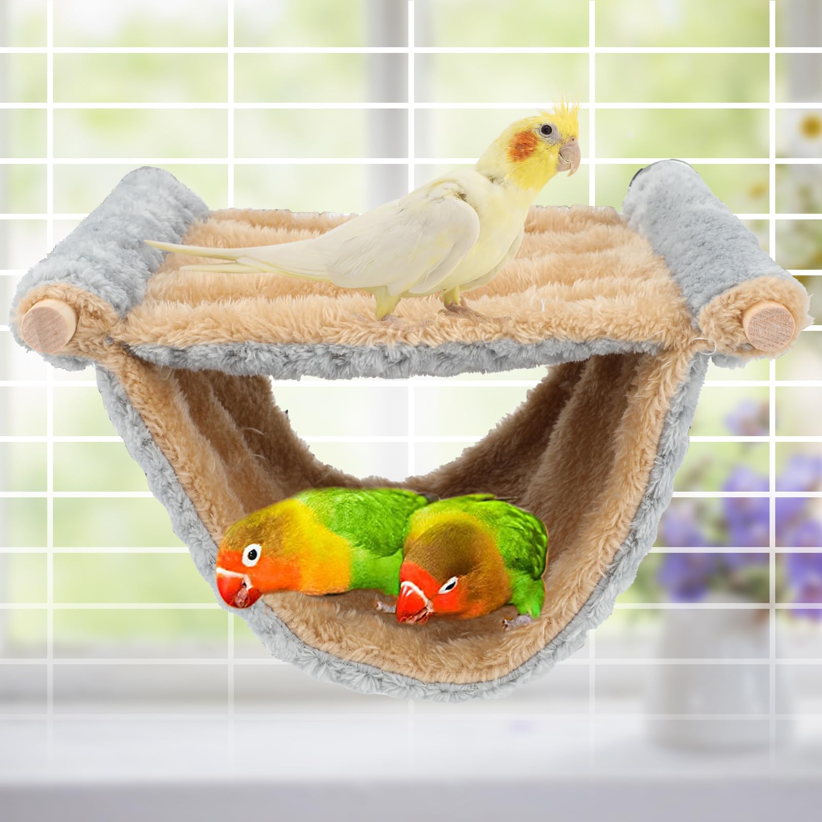 BWOGUE Winter Warm Bird Nest Bed removable cover is machine washable