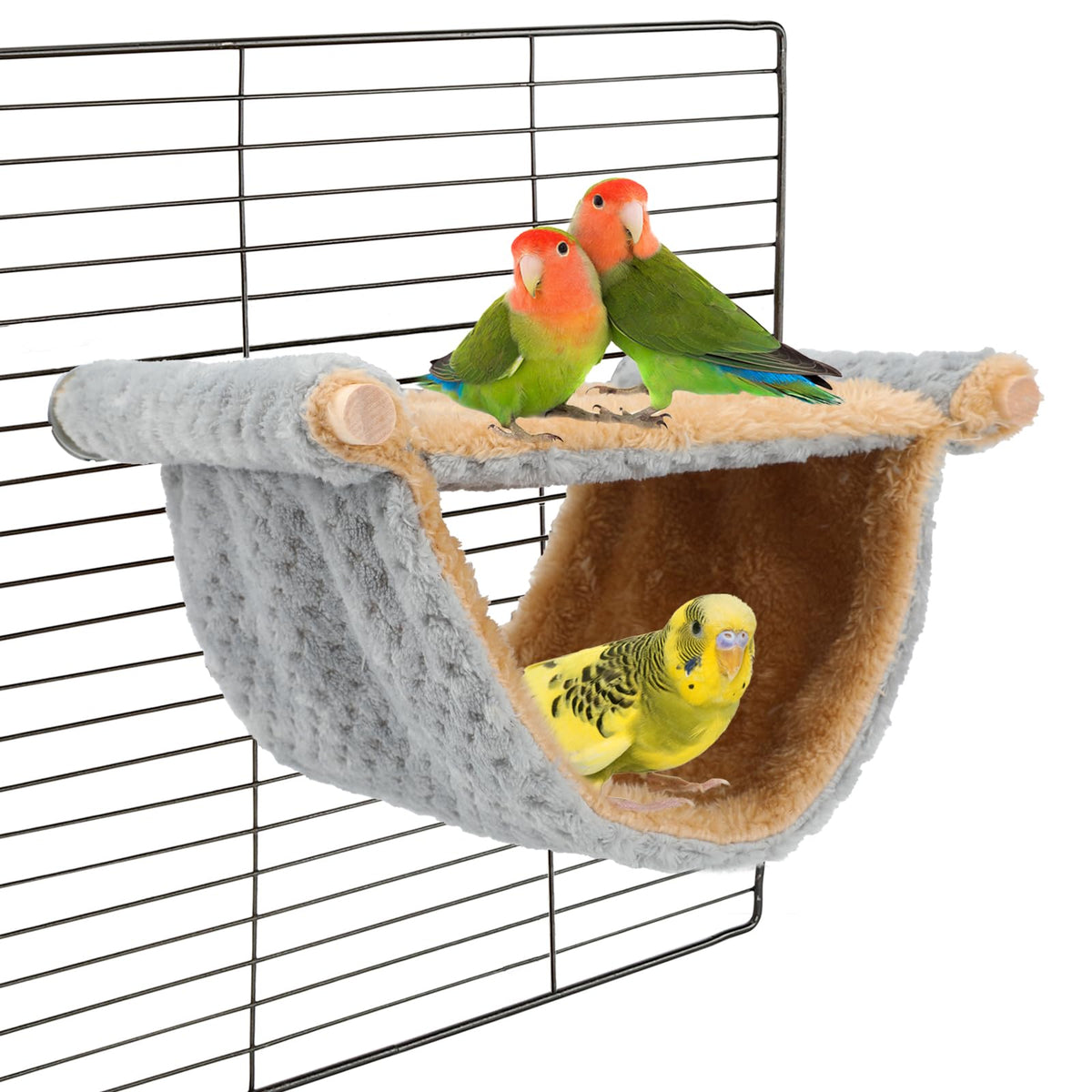 BWOGUE Winter Warm Bird Nest Bed top view showing plush interior for comfortable rest