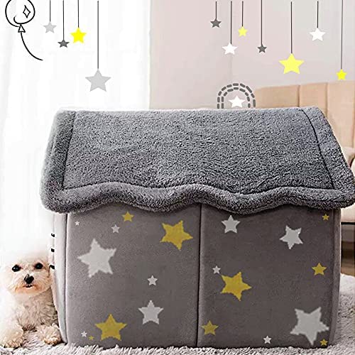 BXEBUI dog house foldable design enables easy storage and transport