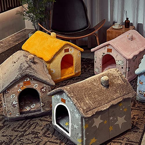 BXEBUI dog house privacy space offers calm, enclosed nap spot