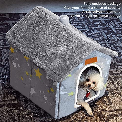 BXEBUI dog house size options illustrate four fits for different pets