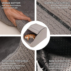 BXEBUI plush cover with linen sides demonstrates breathable warmth and softness