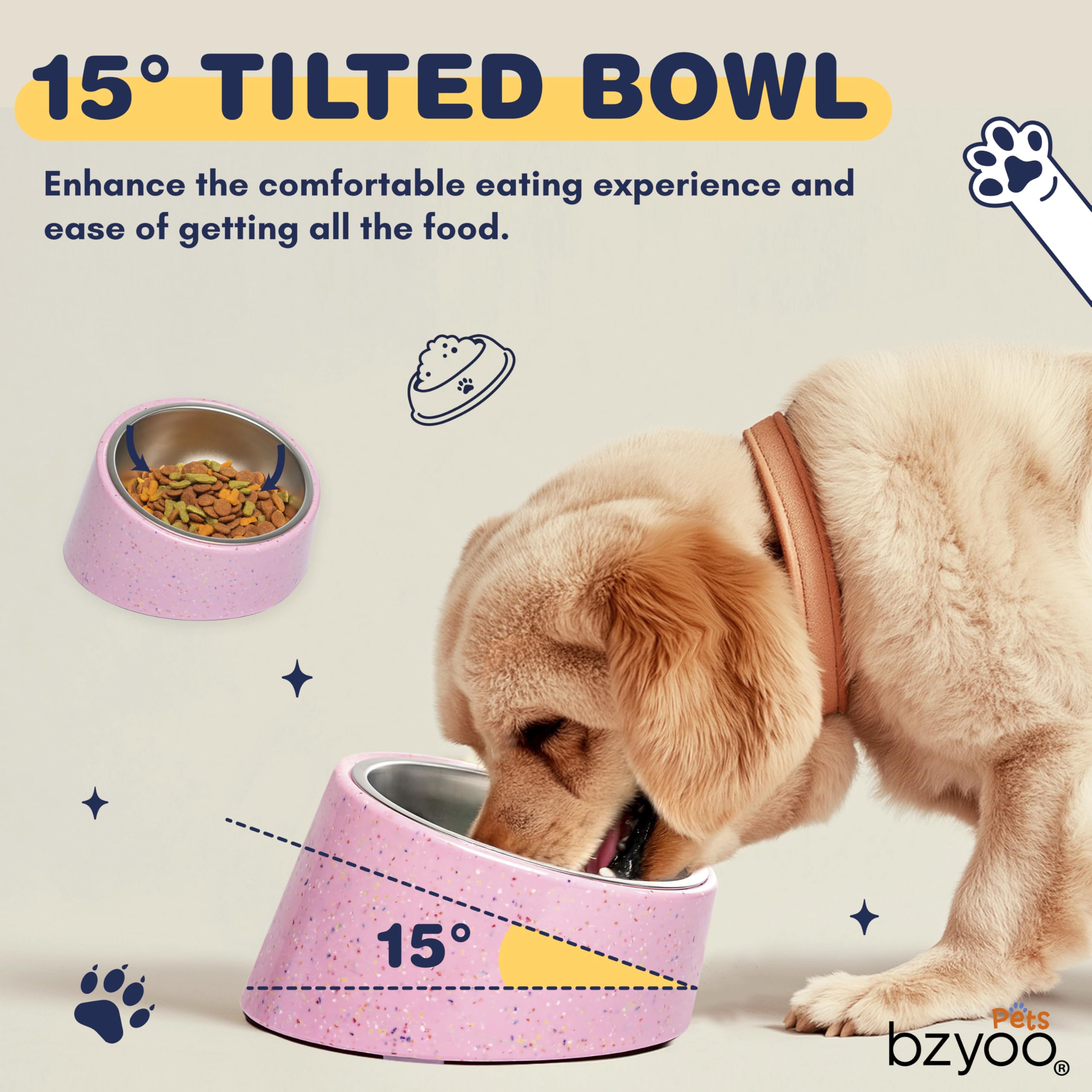 Bzyoo BPA-free, dishwasher-safe inner and outer bowls simplify maintenance