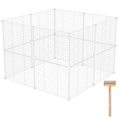 C&AHOME pet playpen with 16-panel assembly for a customizable small-pet space