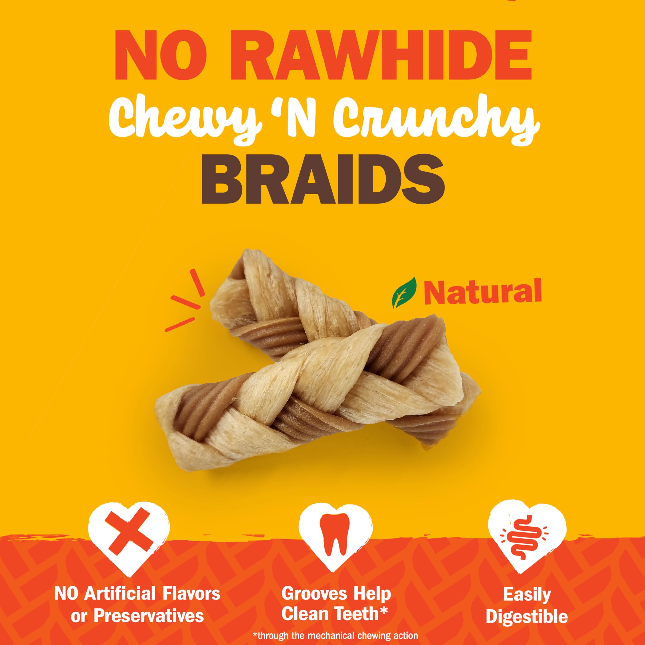 Cadet Chewalicious two-texture chew closeup demonstrates chewy and crunchy experience.