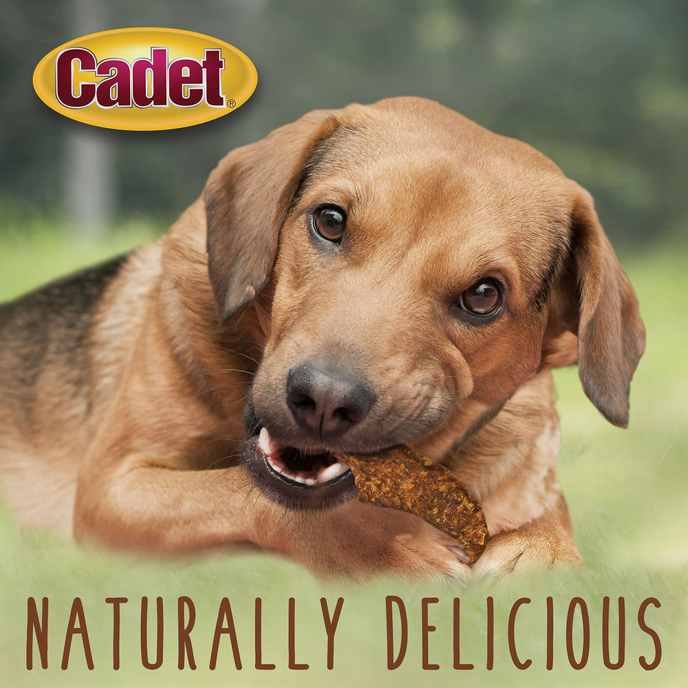 Cadet Duck Jerky 14oz bag shows generous portion for training sessions and snacking.