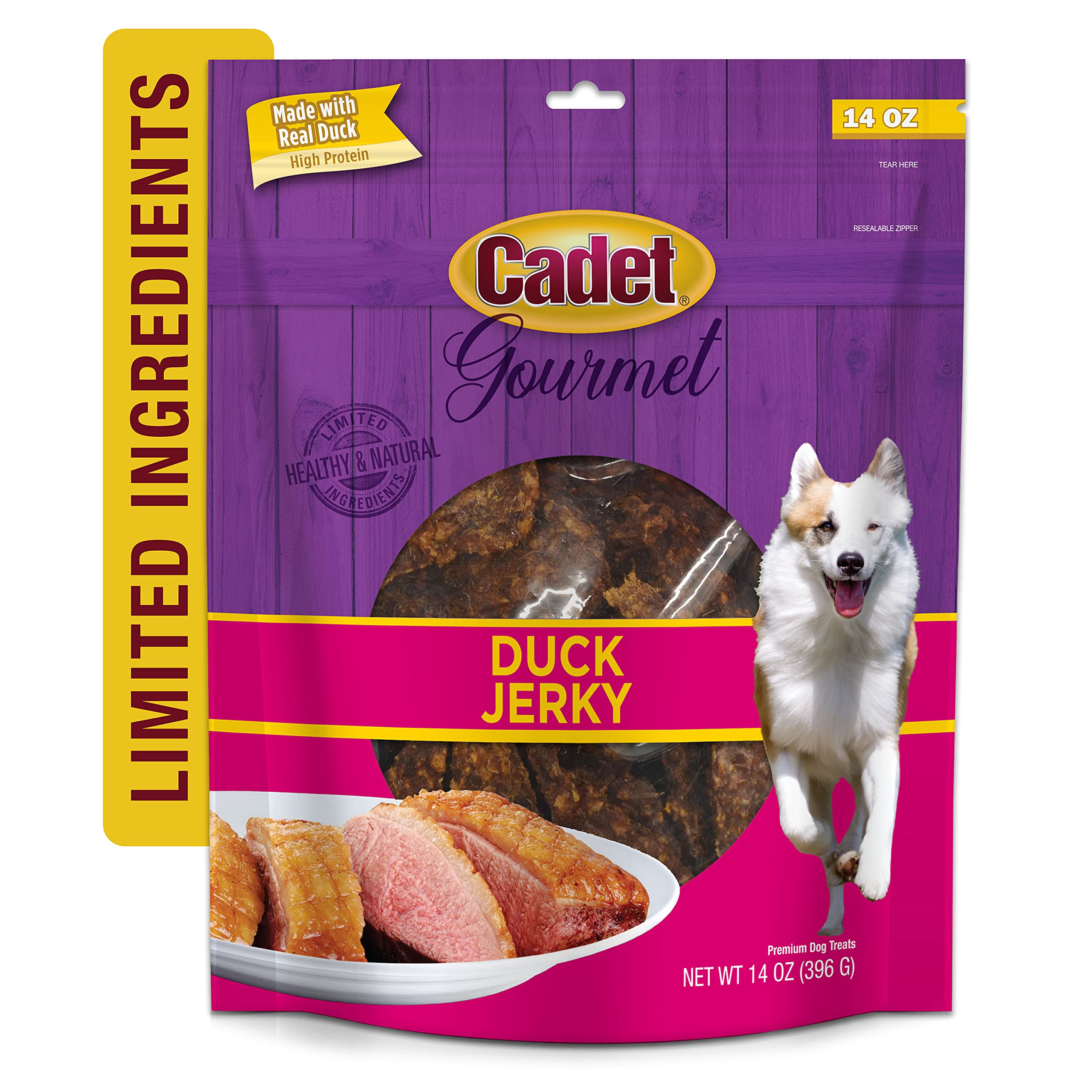 Cadet Duck Treats for dogs of all sizes demonstrates versatile reward options.