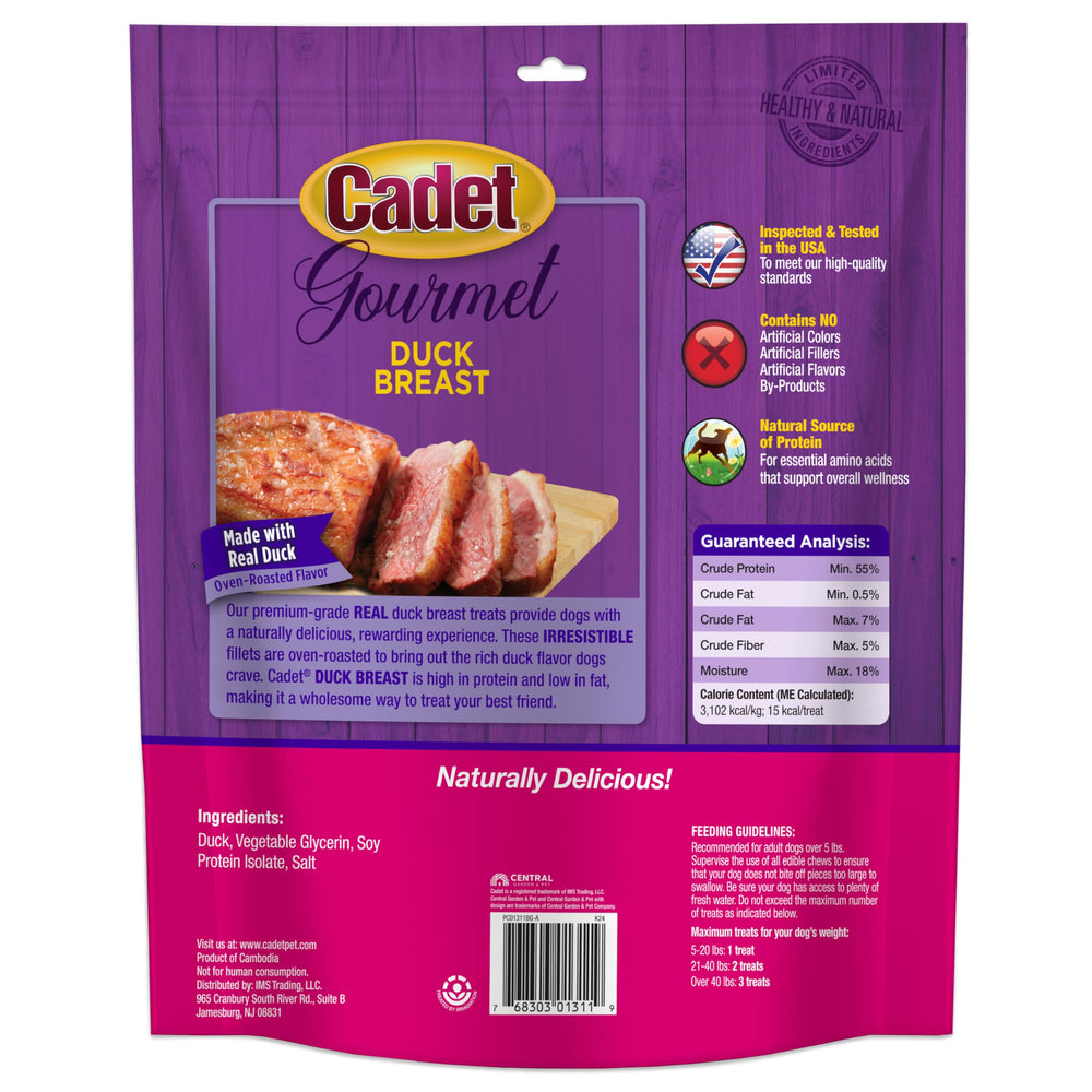 Cadet Gourmet duck-breast jerky 28oz precise portions for easy serving