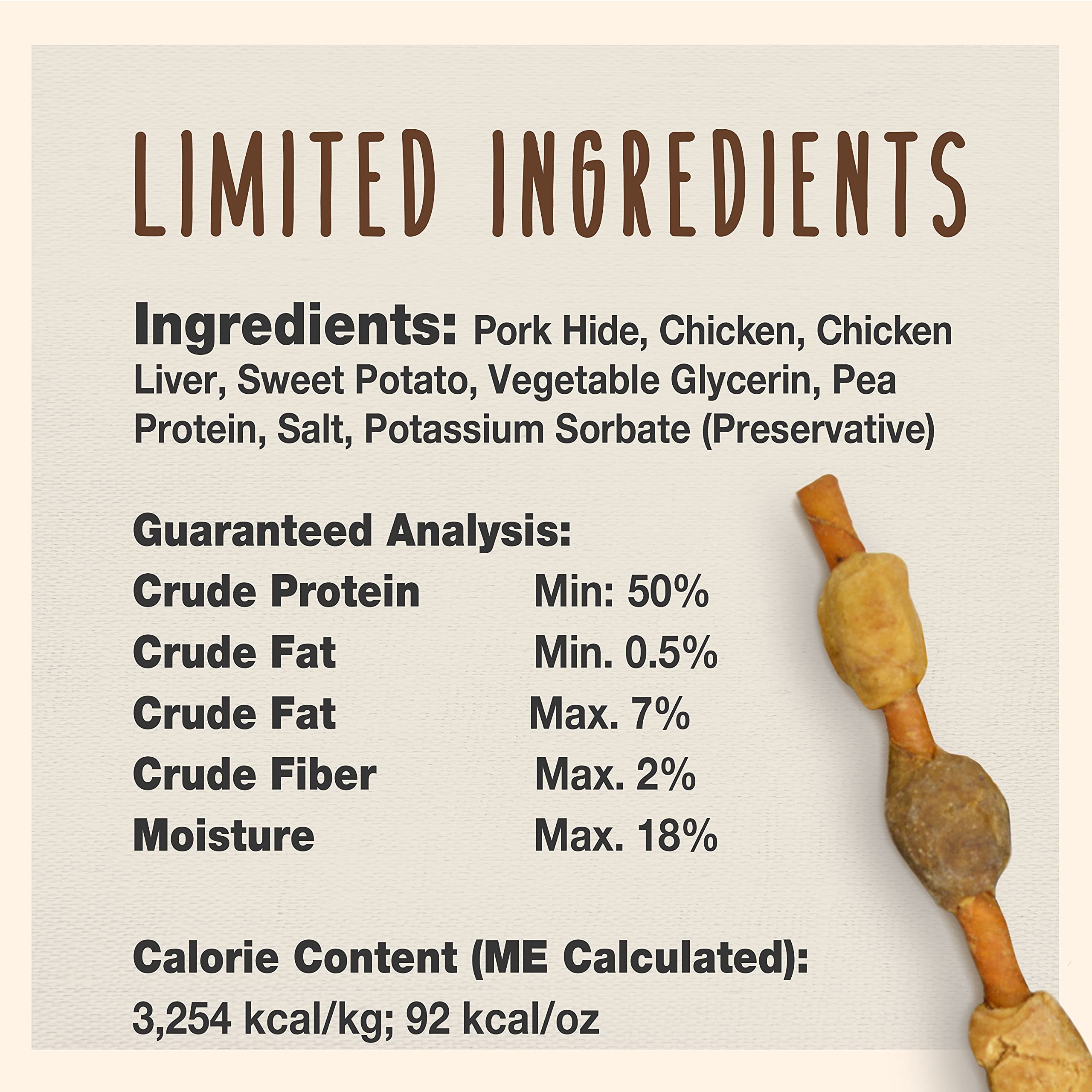 Cadet Gourmet Shish Kabob dog chew assembly, four-in-one flavor combo for pups.