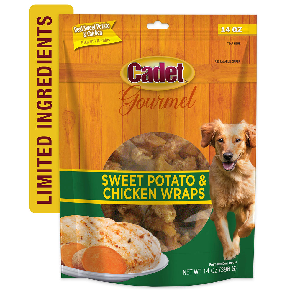 Cadet Gourmet Wraps large dog serving easy to portion for big breeds.