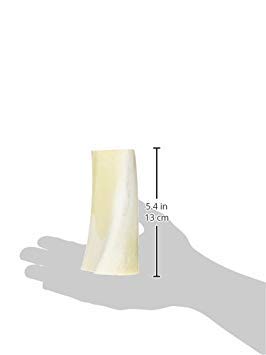 Cadet stuffed shin bone showing refillable center for extended treats.