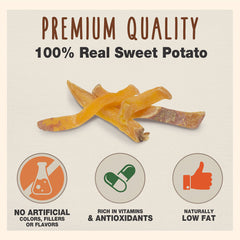 Cadet Sweet Potato Fries serving bowl—low-fat, naturally delicious reward for dogs of all sizes.