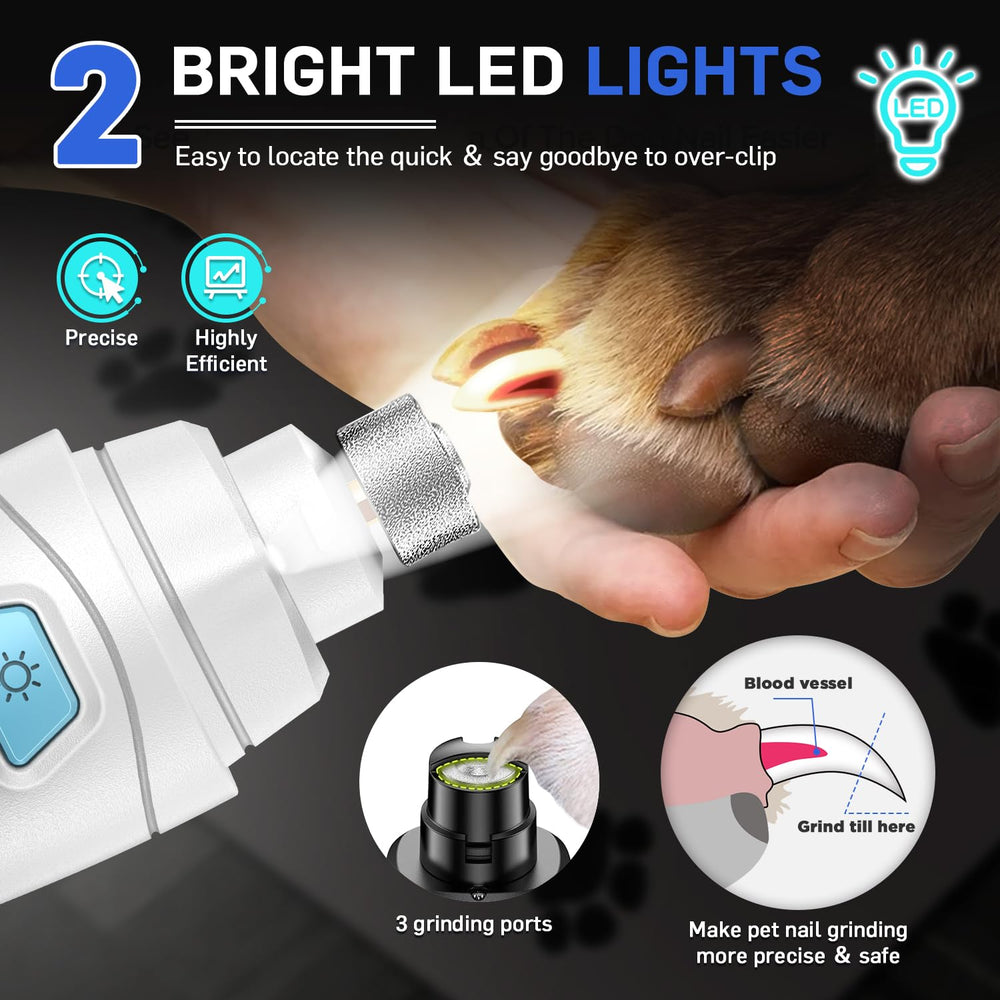 CADOLS in-use with a calm dog during low-noise nail care.