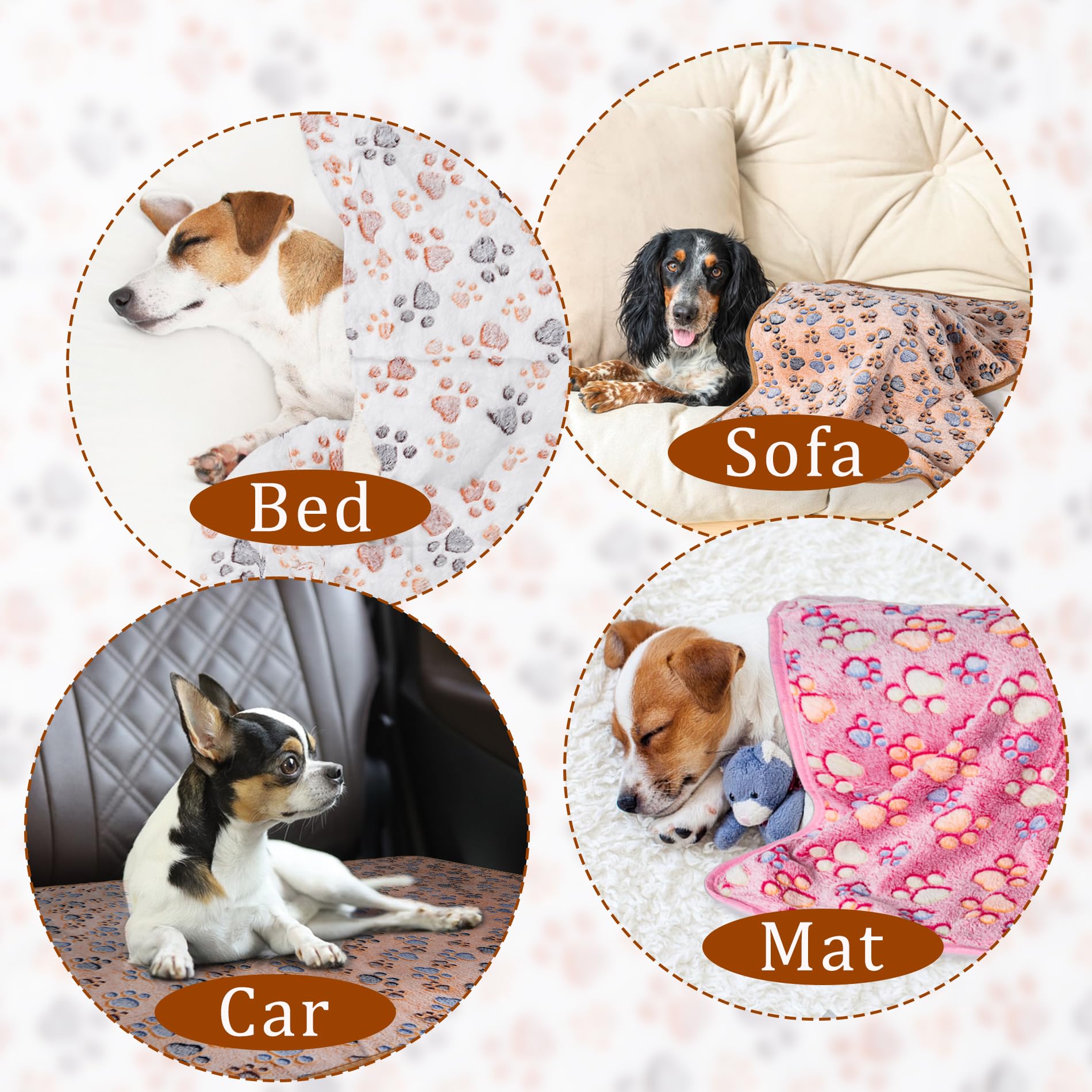 CADONO medium-30x20-blanket shown as versatile mid-size option for pets.
