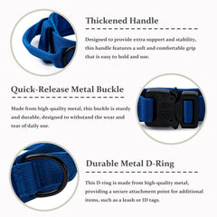 CADONO military-training collar quick-release buckle supports fast, secure fitting.
