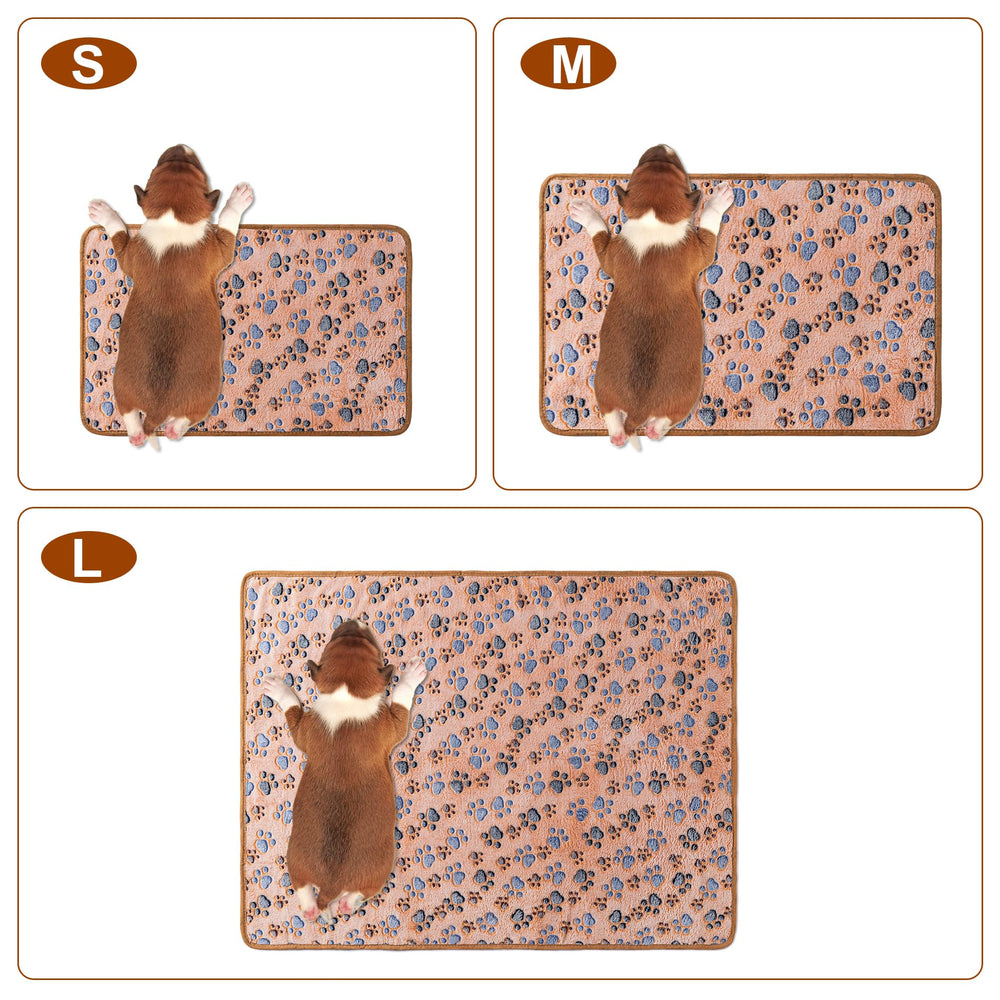 CADONO paw-print pink blanket provides lightweight warmth for lounging and travel.