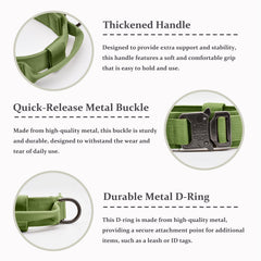 CADONO Quick-Release Buckle Collar enabling fast, secure fit for active dogs