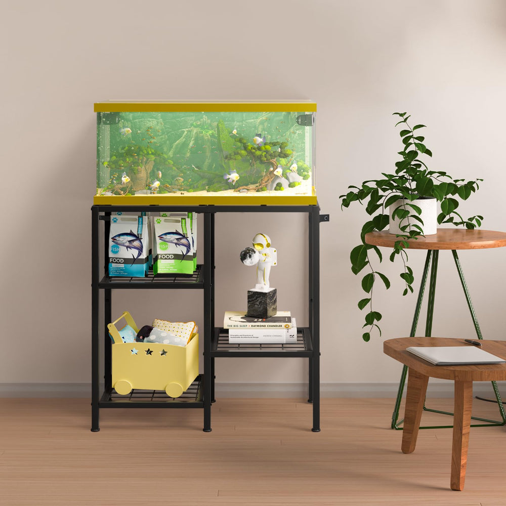 CADUKE aquarium stand anti-slip feet ensure a level stable setup