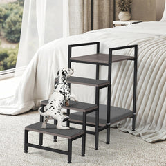 CADUKE Pet Window Perch with Stairs cushion close-up for cozy comfort.