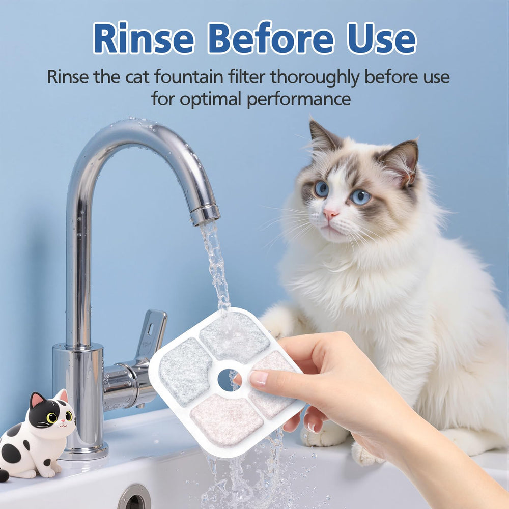 Caehomly filter before use, rinse thoroughly for best performance.