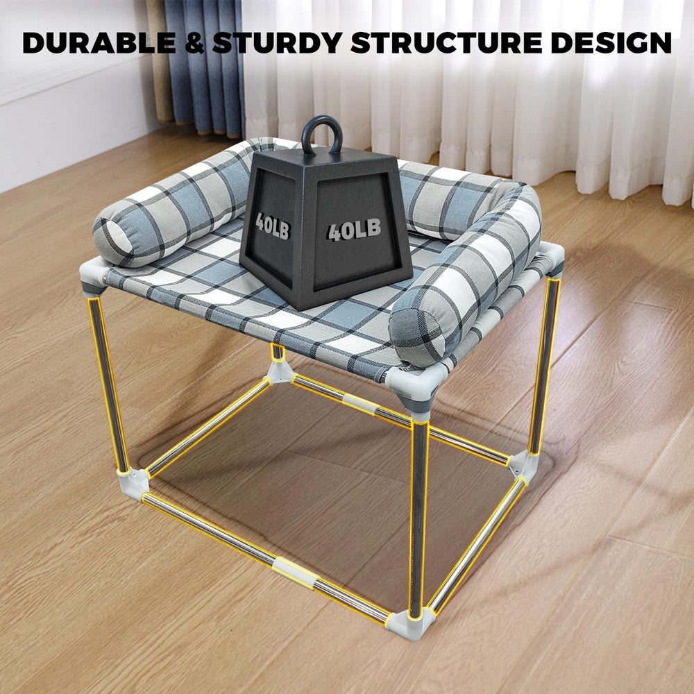 Caghash bedside cosleeper with durable steel frame for stable placement