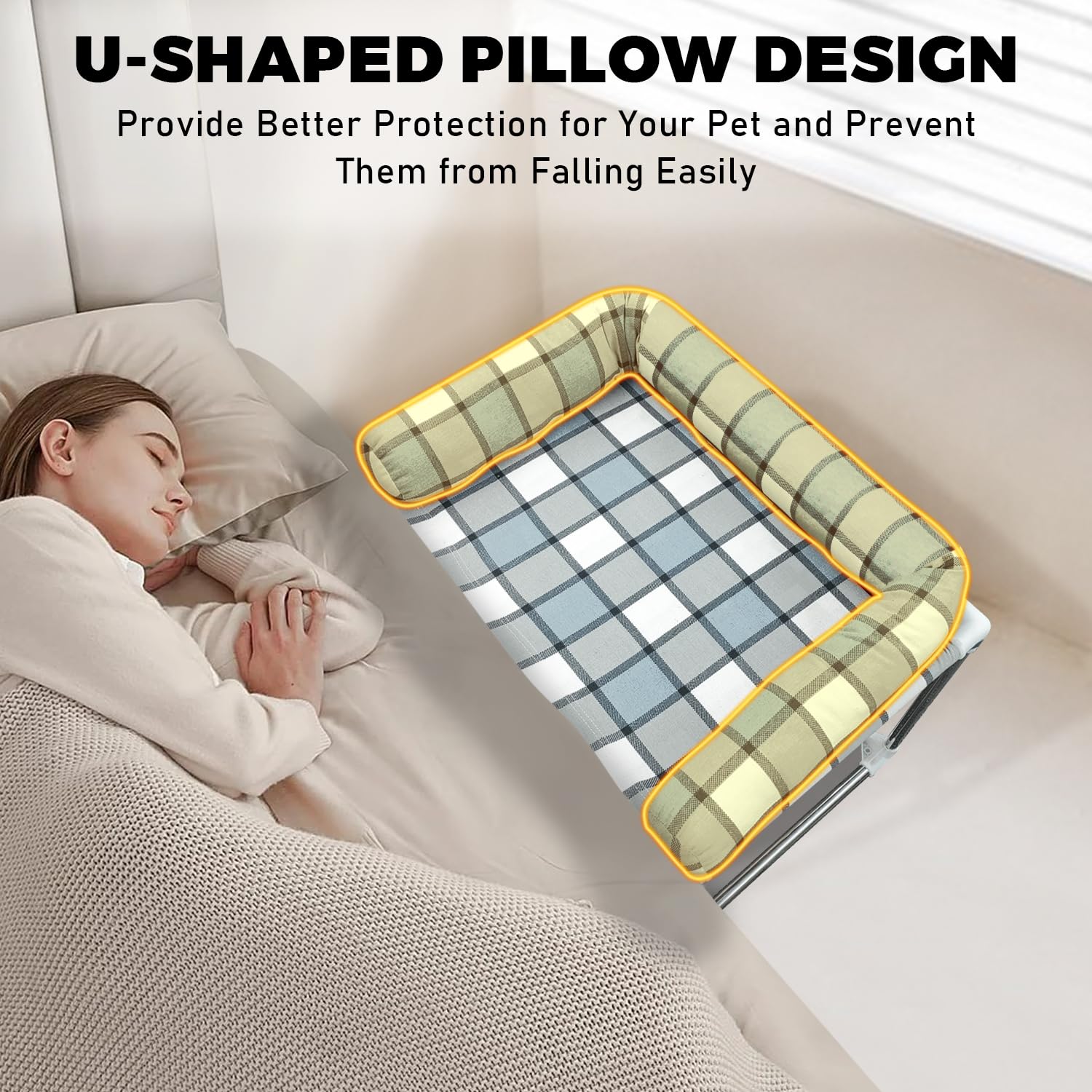 Caghash bed-height cosleeper window perch showing raised perch near you