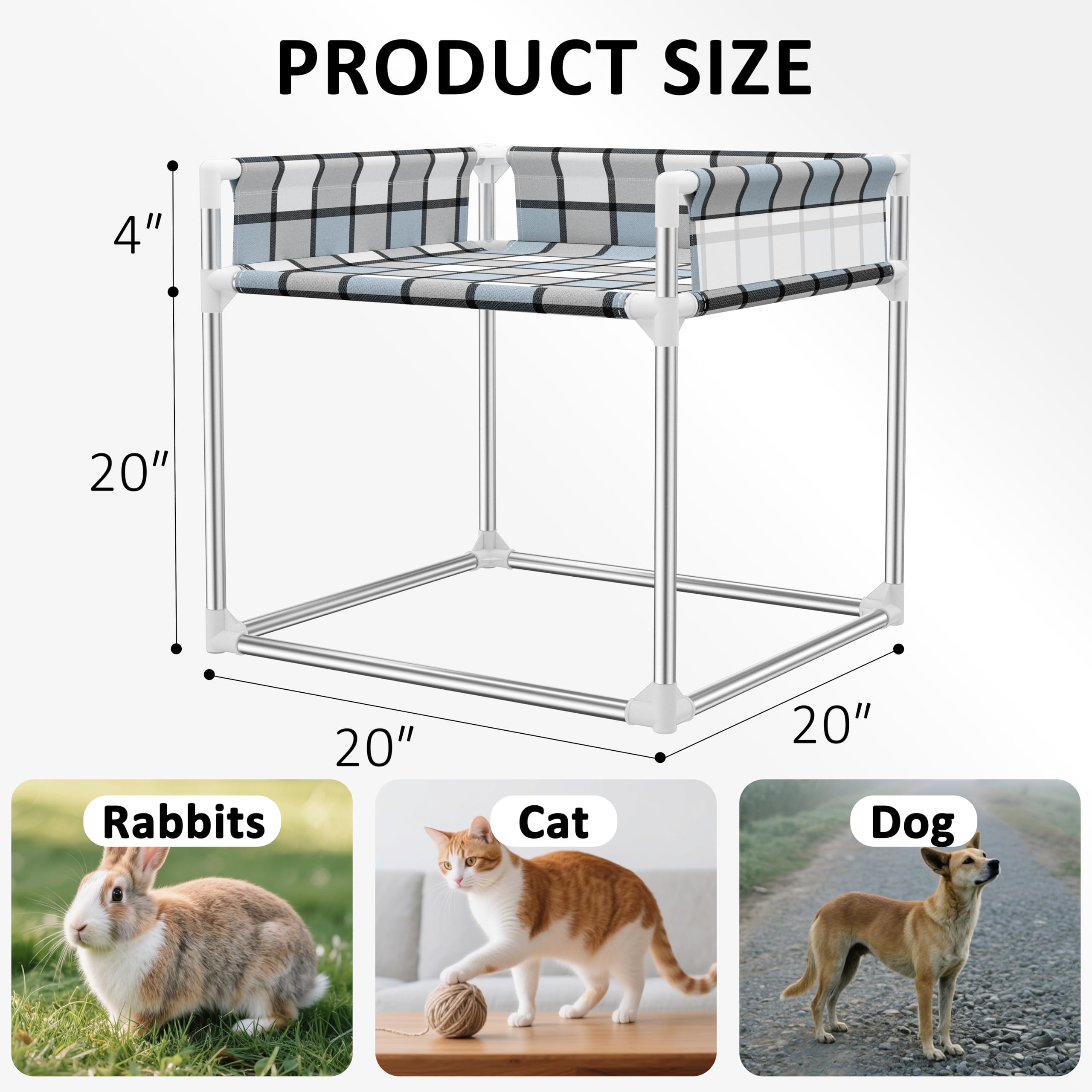 Caghash bedside multipurpose placement bedroom living room supports versatile pet lounging.