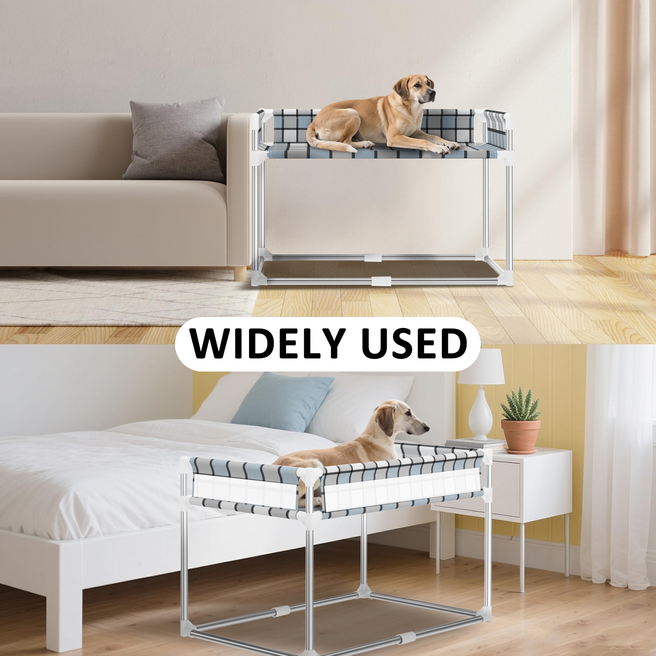 Caghash Bedside Placement Living Room illustrates versatile placement near sofa or desk.