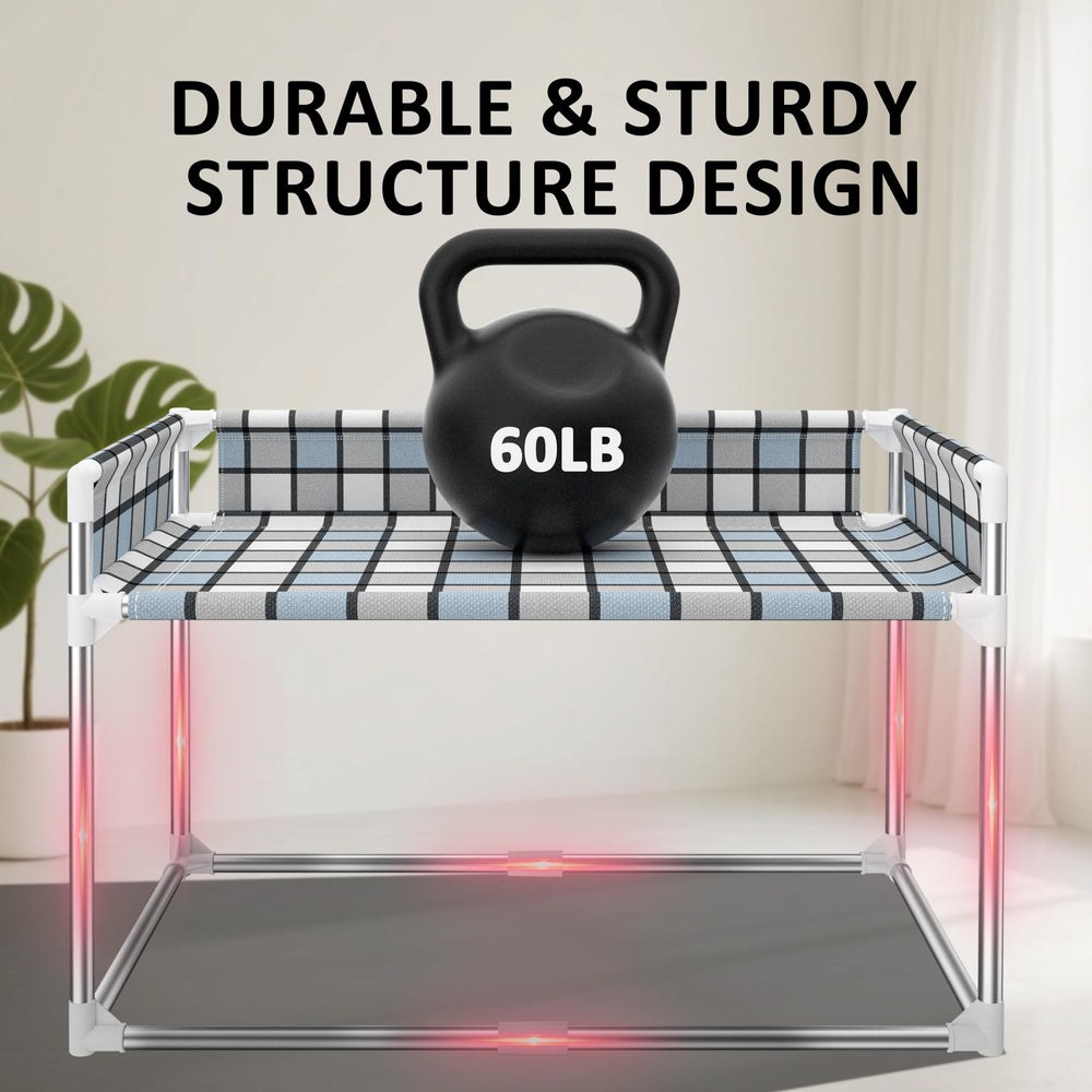 Caghash Stainless-steel extension frame conveys durable, stable construction.
