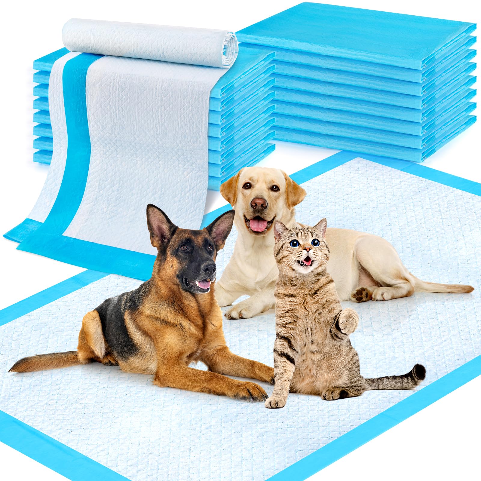CAHUDIKIC Puppy Pads 36x51 package shot for large-area training and home use