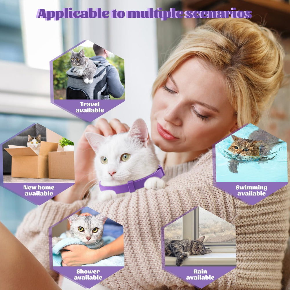 cailenifdc waterproof collar material withstands play and rain without removal.