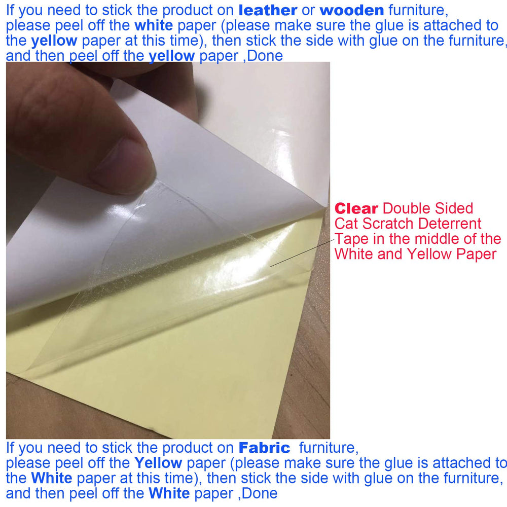 CAILENIFDC large coverage tape on furniture protects wider areas.