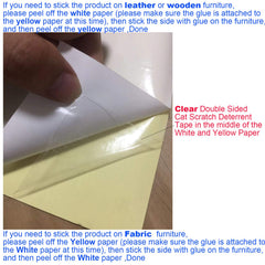 CAILENIFDC large coverage tape on furniture protects wider areas.