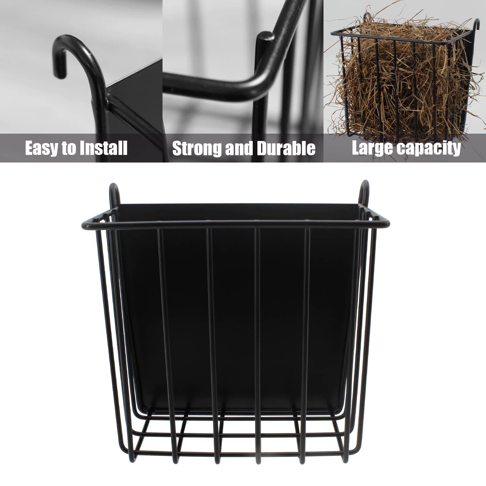 CAIQINLI chinchilla hay feeder helps keep living spaces clean and organized