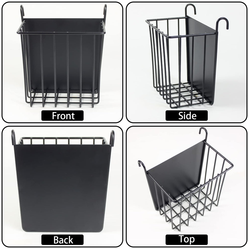CAIQINLI guinea pig hay rack offers durable metal and tidy cage maintenance