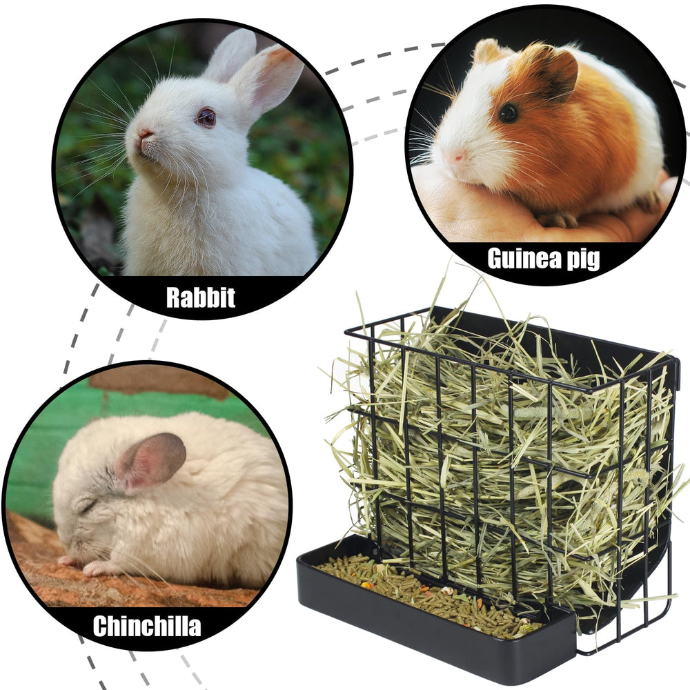 CAIQINLI feeder is easy to clean and suitable for multiple small pets.