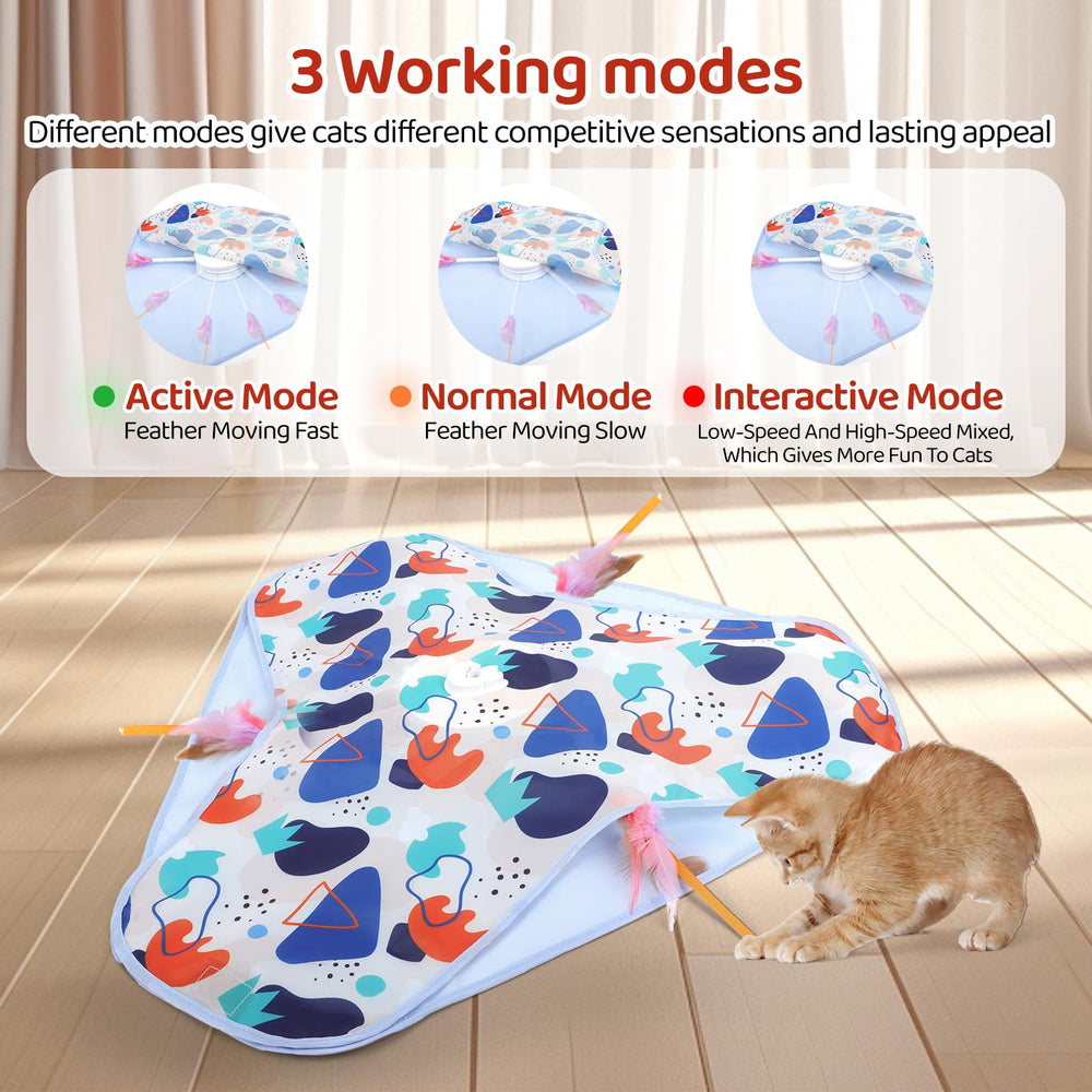 CaitPal interactive cat toy spinning bird provides dynamic chase opportunities.