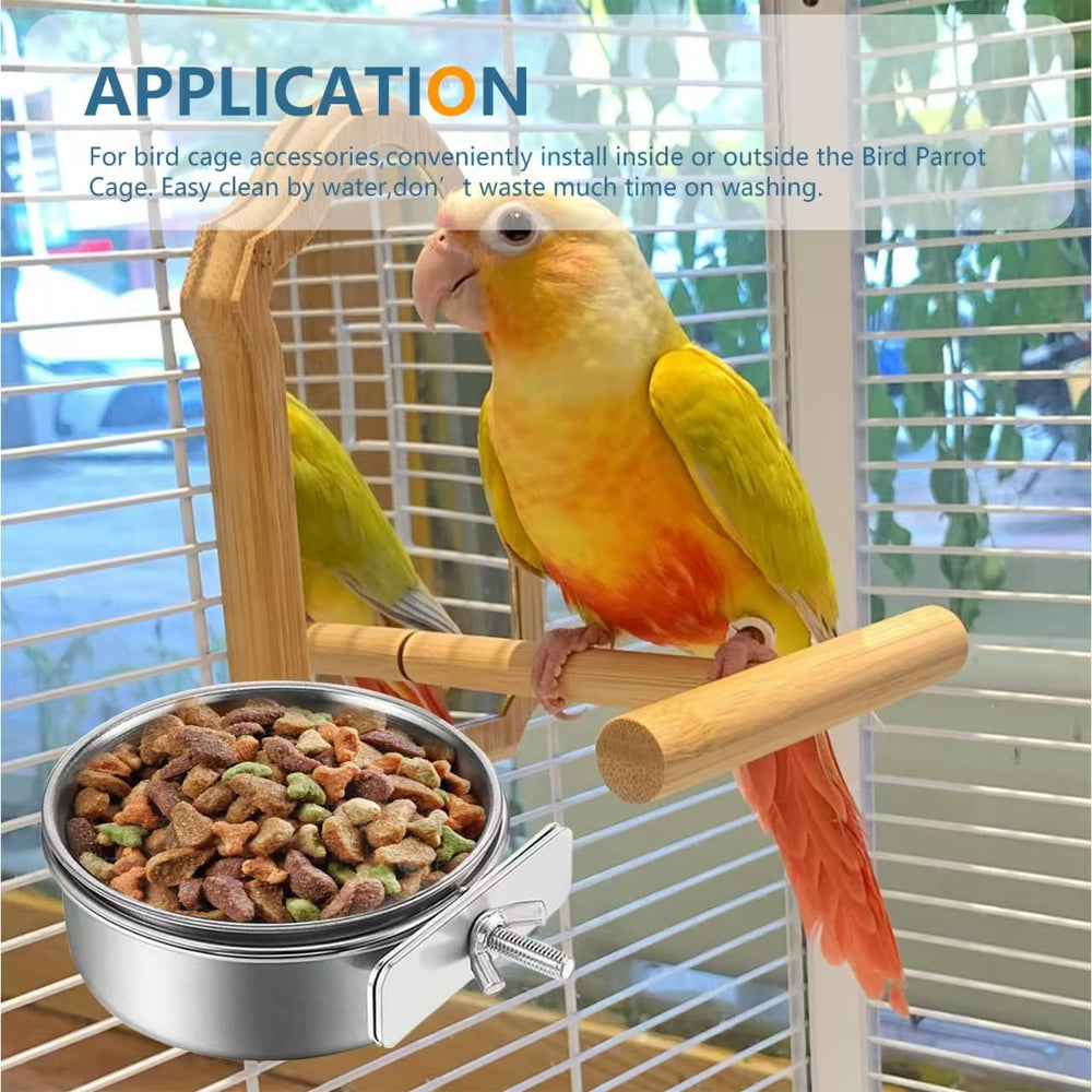 CAIYUANYUAN-SHENXUEJIAO bird cage setup demonstrates flexible positioning